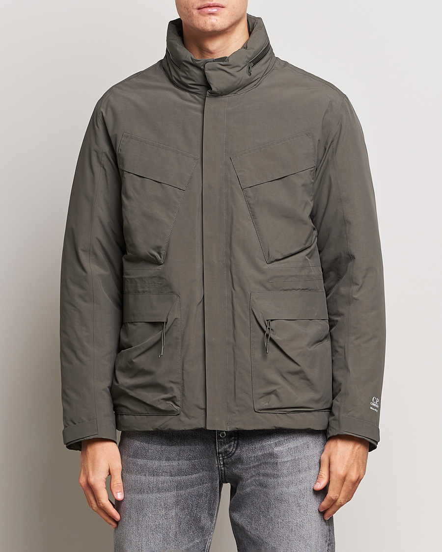 Hombres | Abrigos y chaquetas | C.P. Company | Micro M Re-Cycled Padded Field Jacket Olive