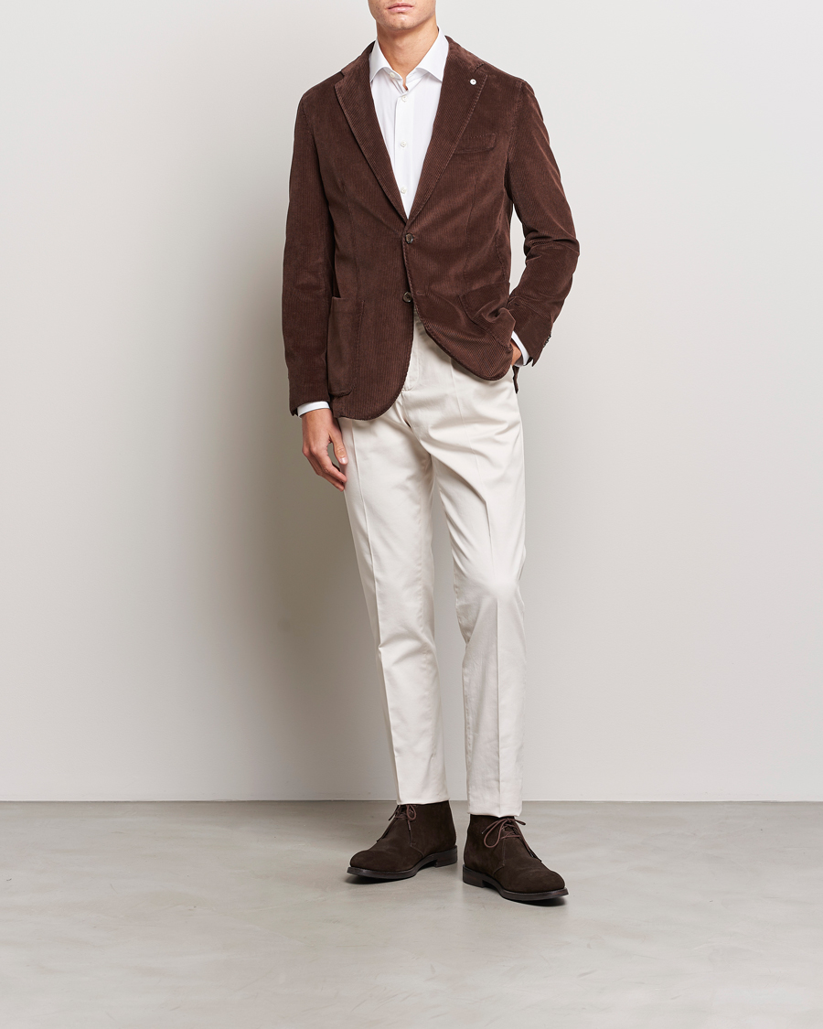 Hombres | Blazers | L.B.M. 1911 | Jack Corduroy Blazer Brown