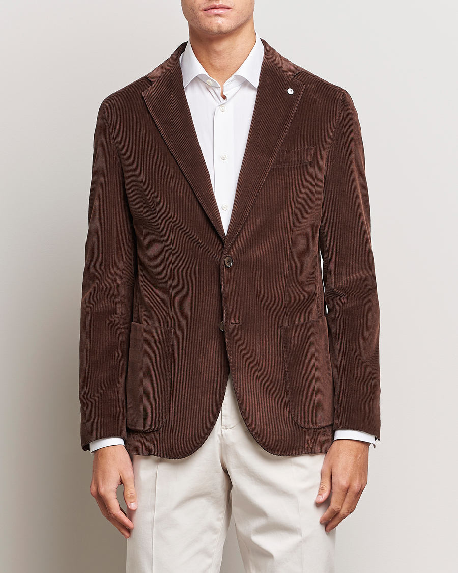 Hombres | Blazers | L.B.M. 1911 | Jack Corduroy Blazer Brown