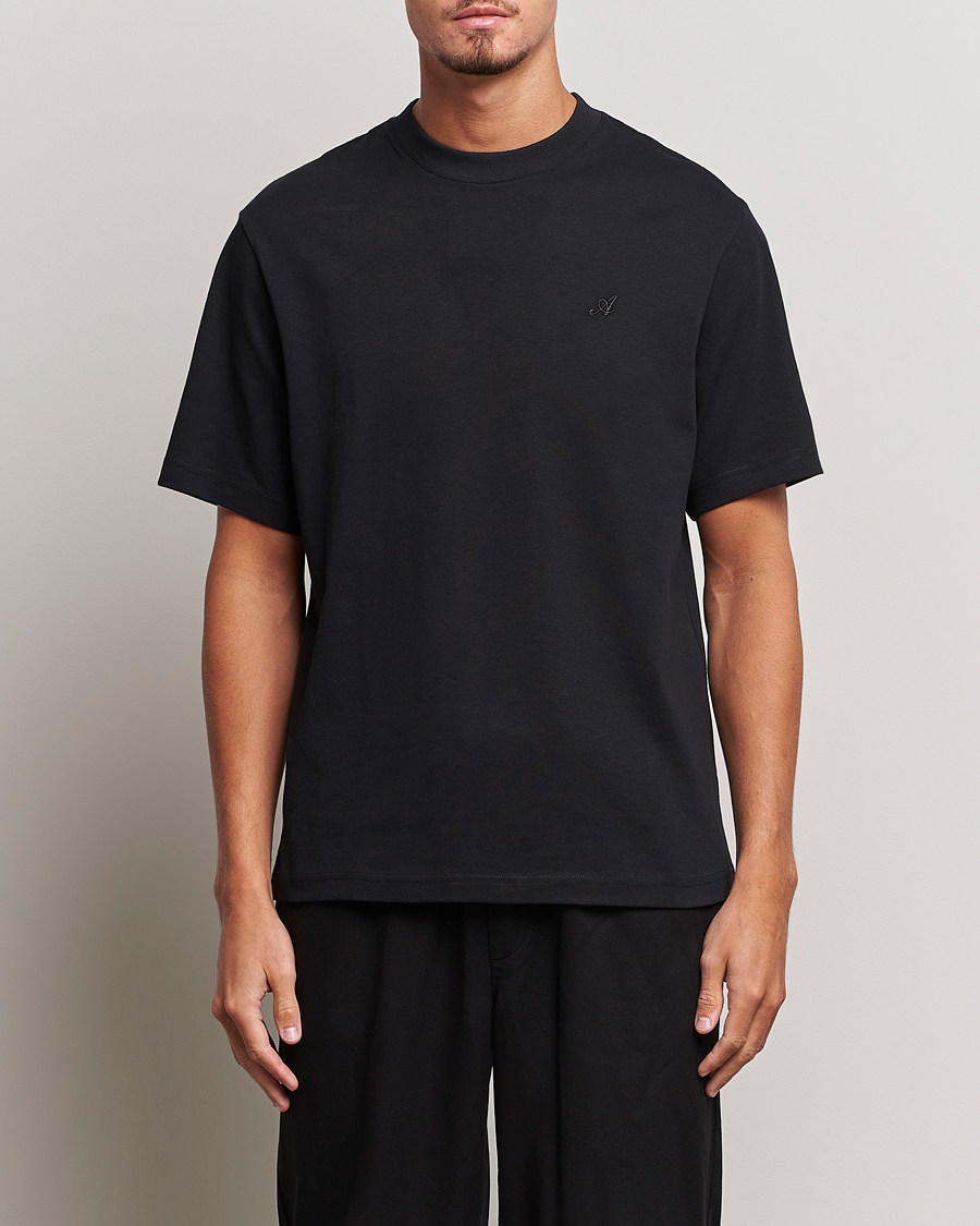 Hombres |  | Axel Arigato | Signature Crew Neck T-Shirt Black