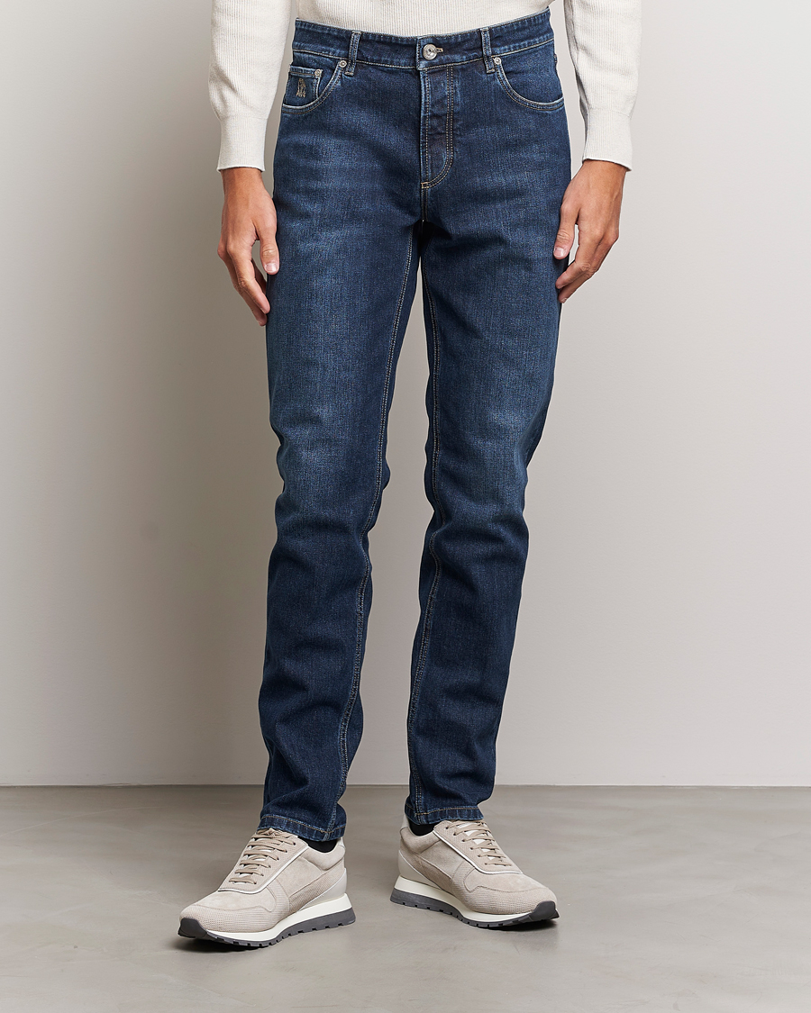 Hombres |  | Brunello Cucinelli | Traditional Fit Jeans Dark Wash