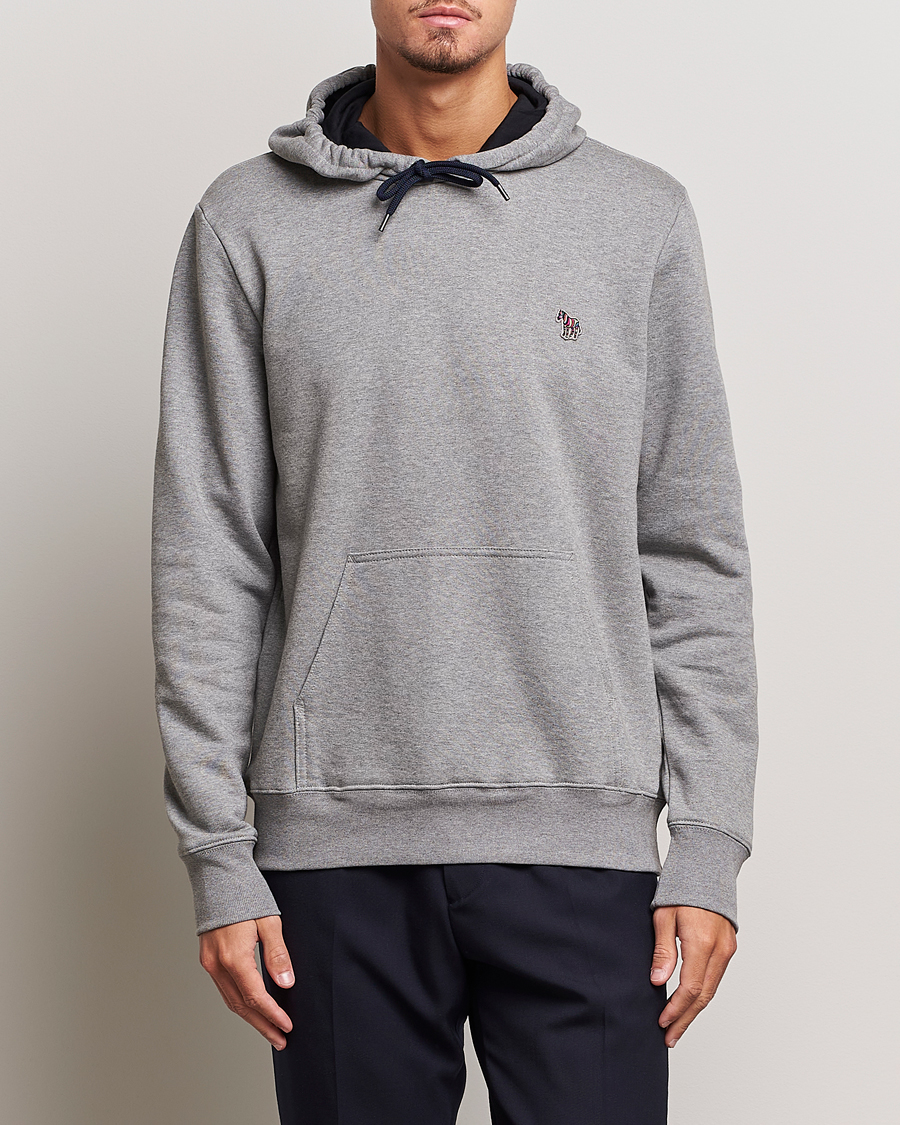 Hombres |  | PS Paul Smith | Zebra Organic Cotton Hoodie Grey Melange