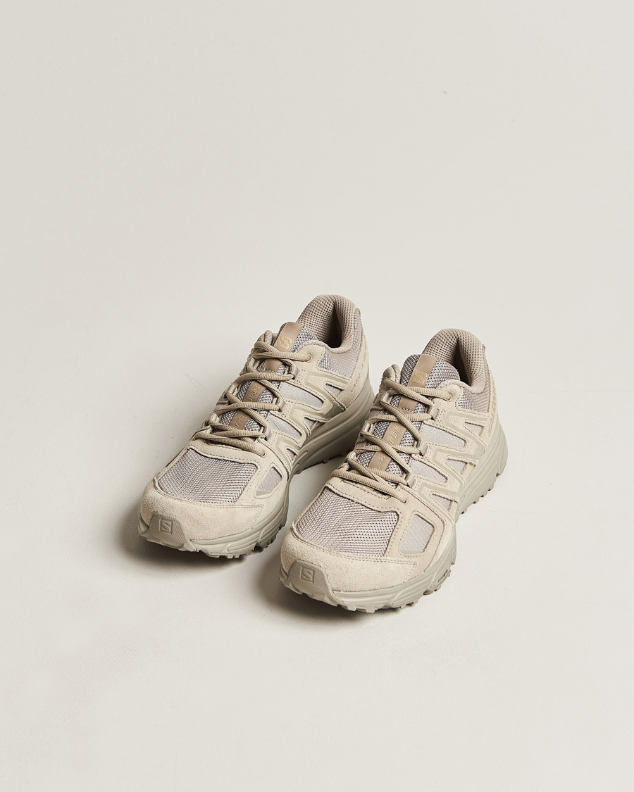 Hombres | Salomon X-Mission 4 Sneakers Vintage Khaki | Salomon | X-Mission 4 Sneakers Vintage Khaki