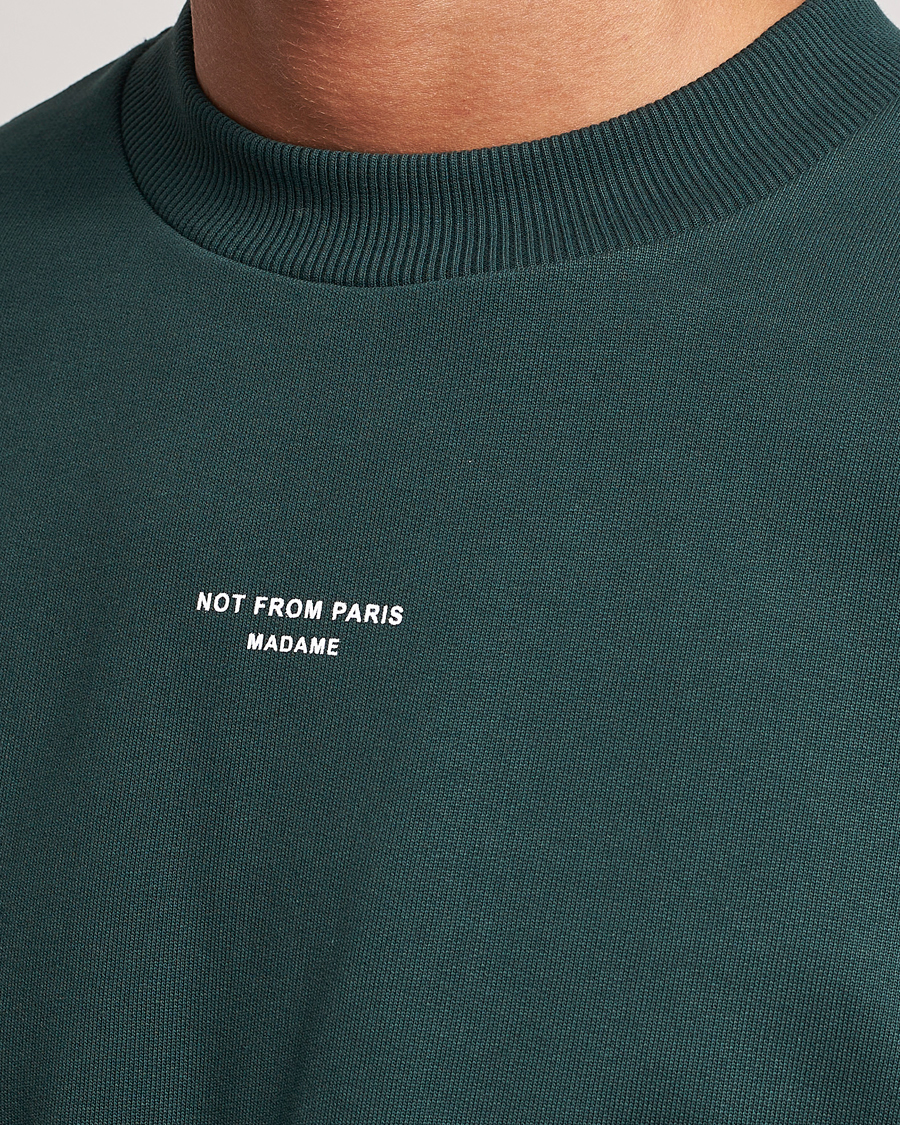 Hombres | Jerséis y prendas de punto | Drôle de Monsieur | Classic NFPM Sweatshirt Dark Green