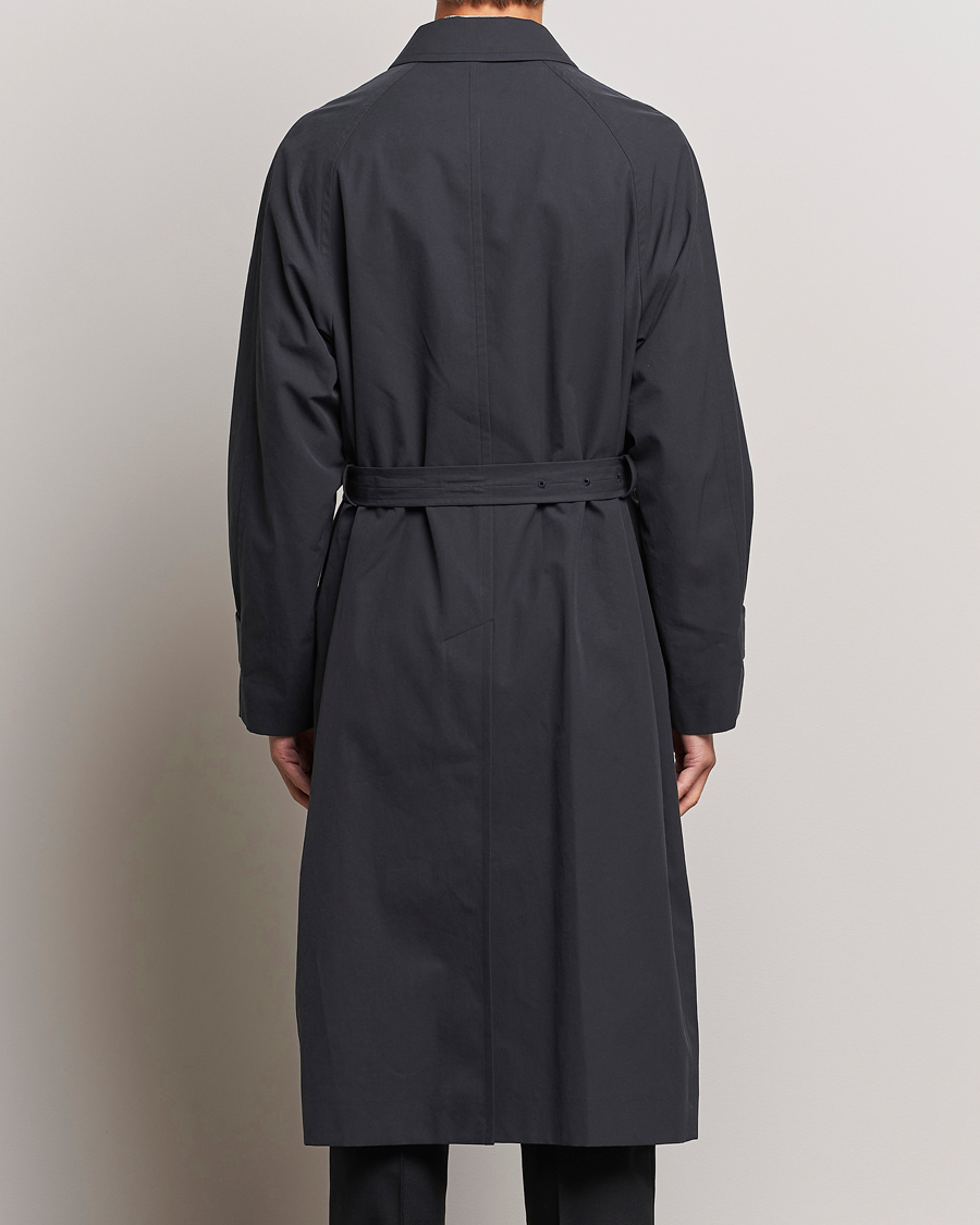 Hombres | Abrigos y chaquetas | Auralee | Finx Gabardine Trench Coat Black