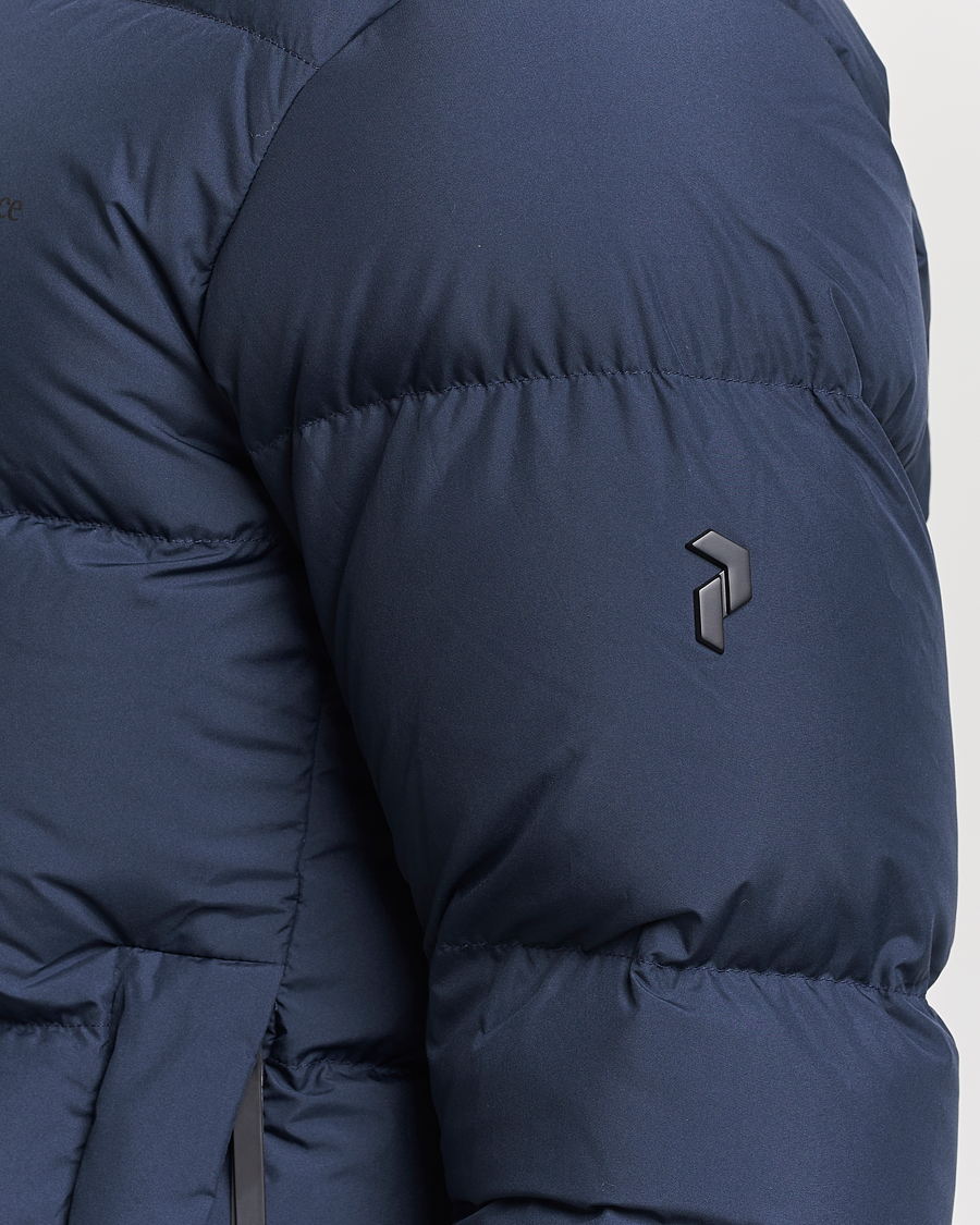 Hombres | Abrigos y chaquetas | Peak Performance | Rivel Down Hooded Jacket Blue Shadow