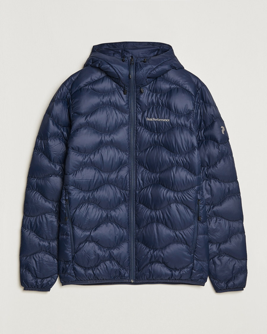 Hombres | Abrigos y chaquetas | Peak Performance | Helium Down Hooded Jacket Blue Shadow
