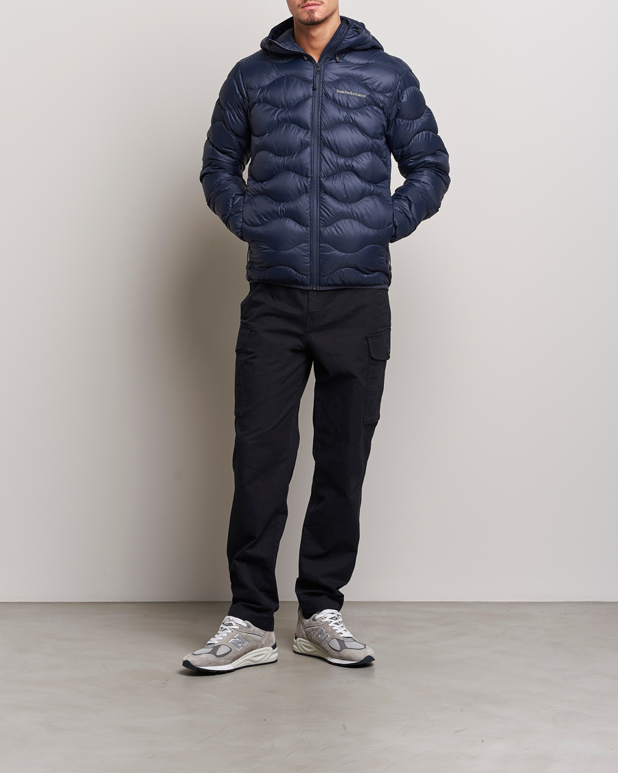Hombres | Abrigos y chaquetas | Peak Performance | Helium Down Hooded Jacket Blue Shadow