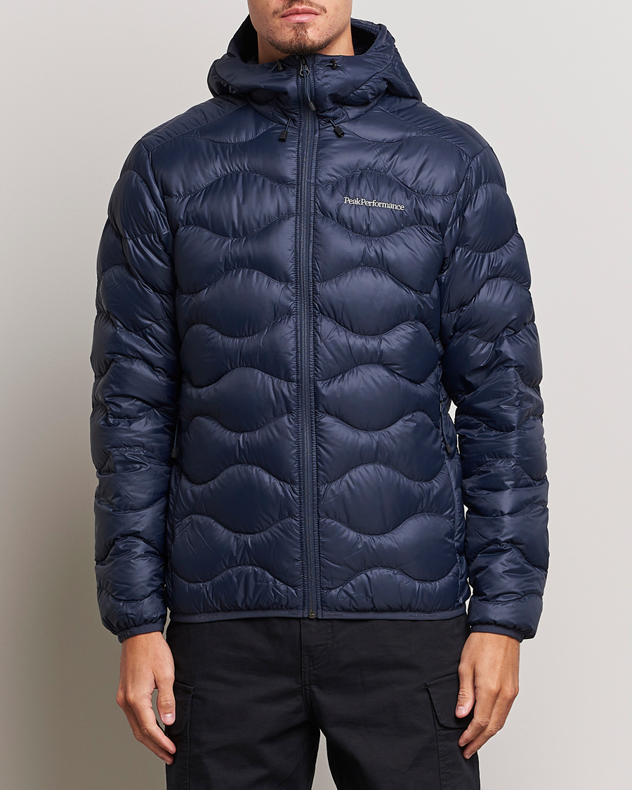 Hombres | Abrigos y chaquetas | Peak Performance | Helium Down Hooded Jacket Blue Shadow