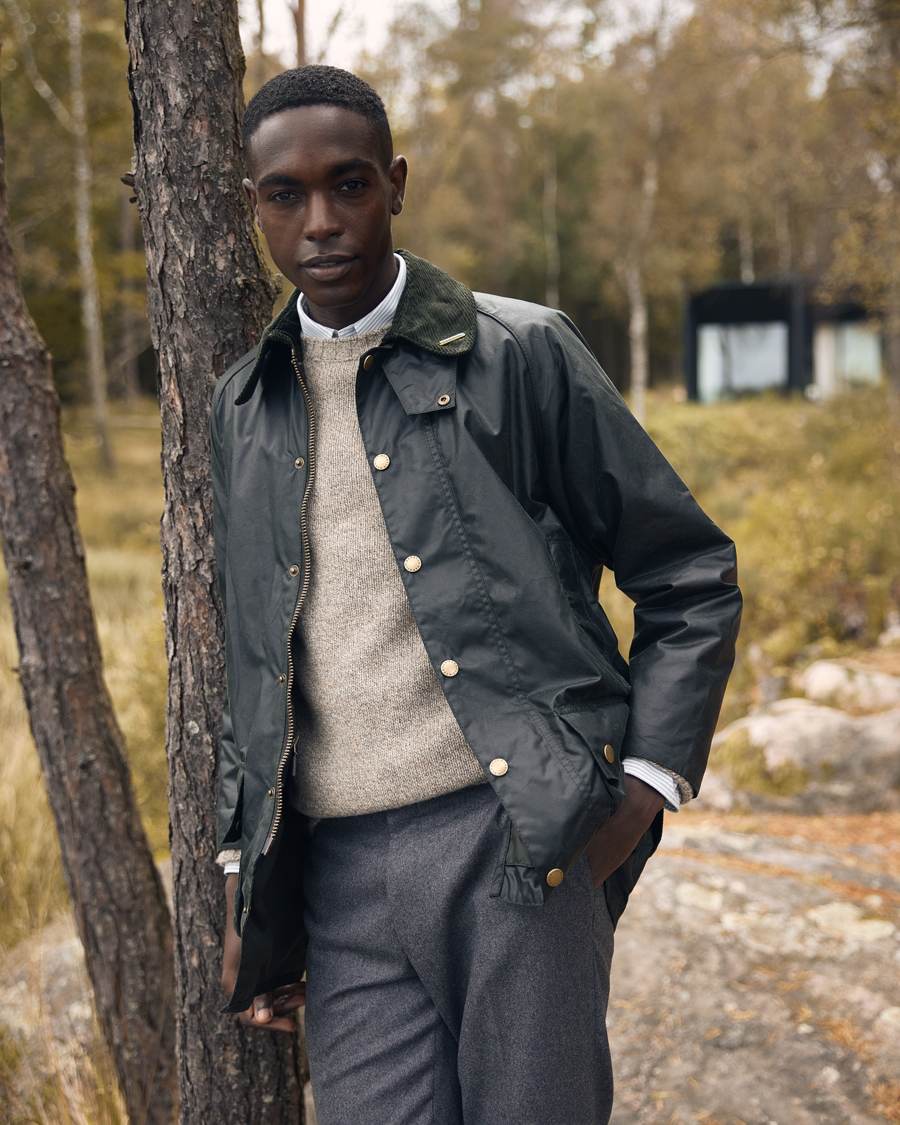 Hombres | Jerséis y prendas de punto | Filson | Irish Wool 5-Guage Knitted Sweater Natural/Brown