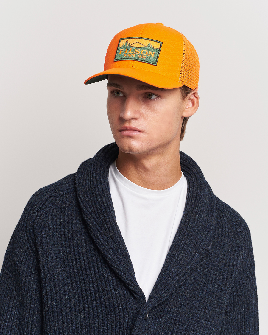 Hombres |  | Filson | Logger Mesh Cap Blaze Orange