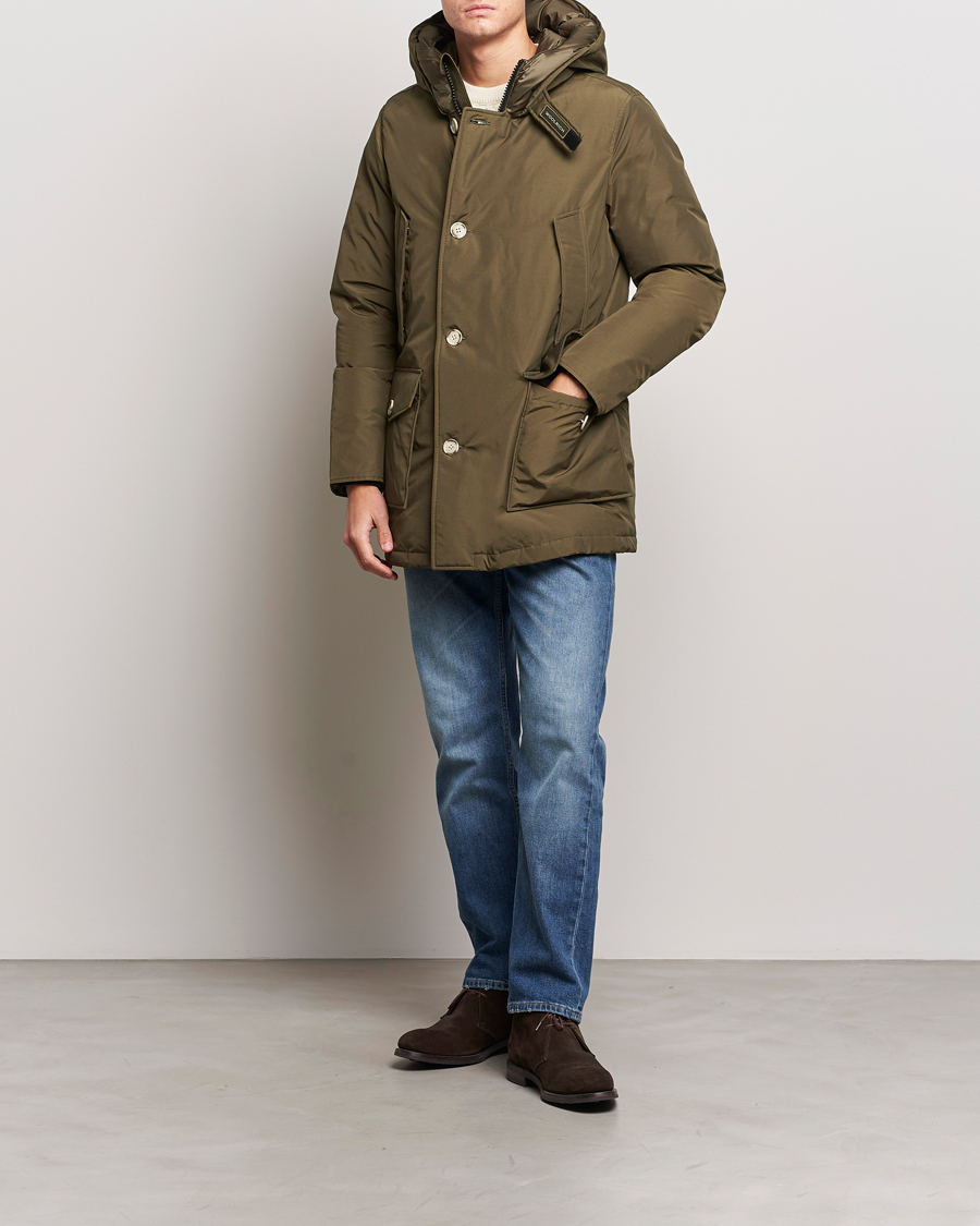 Hombres | Abrigos y chaquetas | Woolrich | Arctic Parka No Fur Dark Green