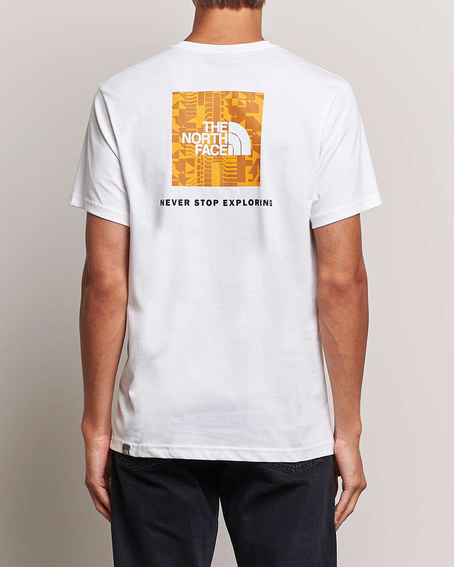 Hombres | Camisetas | The North Face | Redbox Tee White/Summit Gold