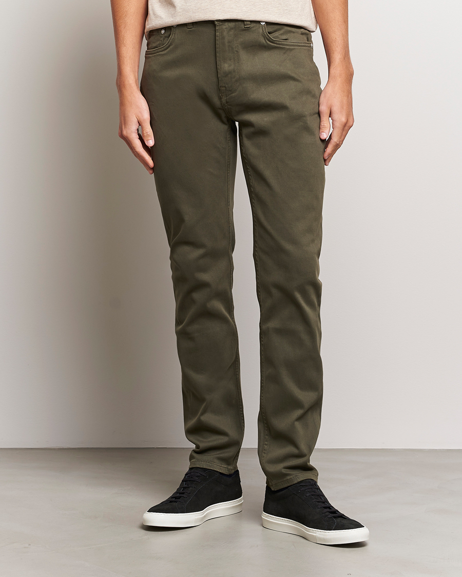 Hombres |  | Morris | James Brushed 5-Pocket Pant Olive