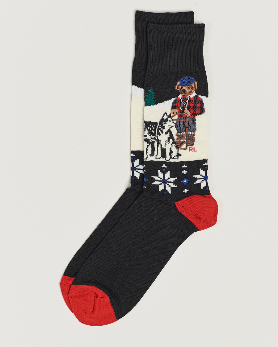Hombres | Ropa interior y calcetines | Polo Ralph Lauren | Holiday Bear Socks Navy/White
