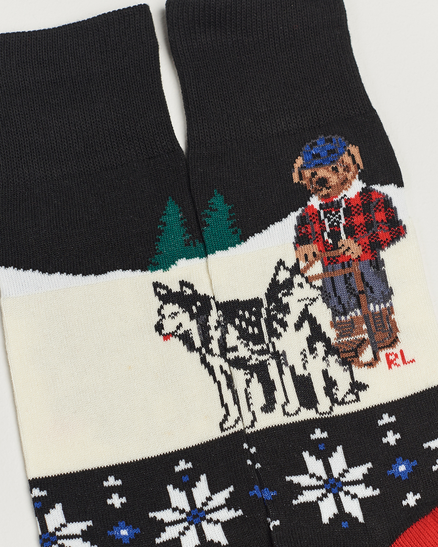 Hombres | Ropa interior y calcetines | Polo Ralph Lauren | Holiday Bear Socks Navy/White