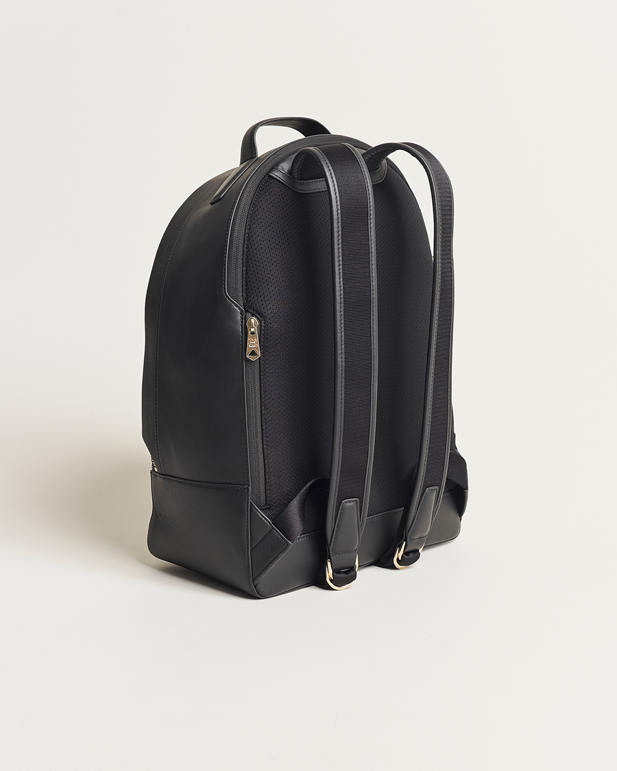 Hombres | Mochilas | Paul Smith | Leather Stripe Backpack Black