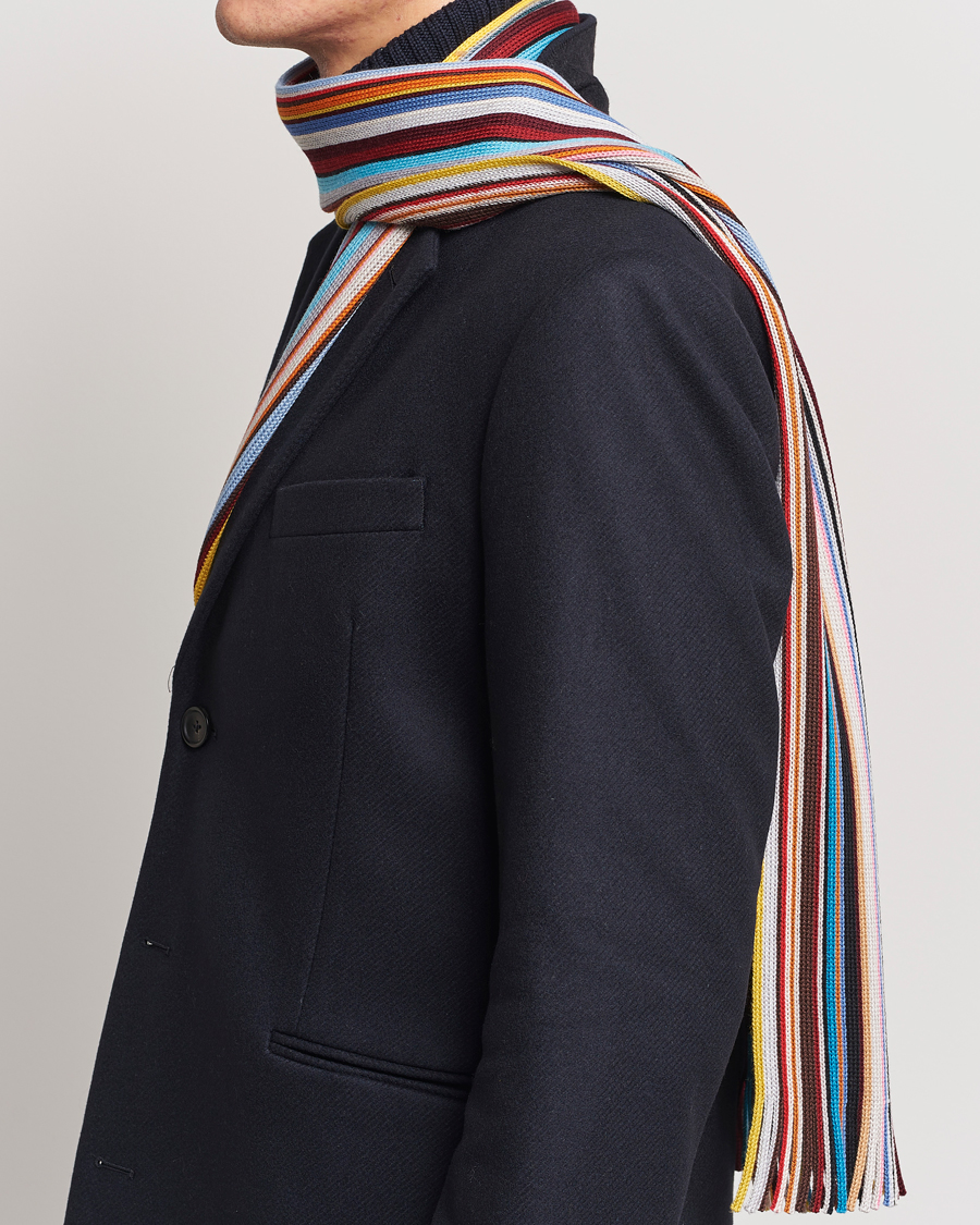 Hombres |  | Paul Smith | Merino Wool Signature Scarf Multi