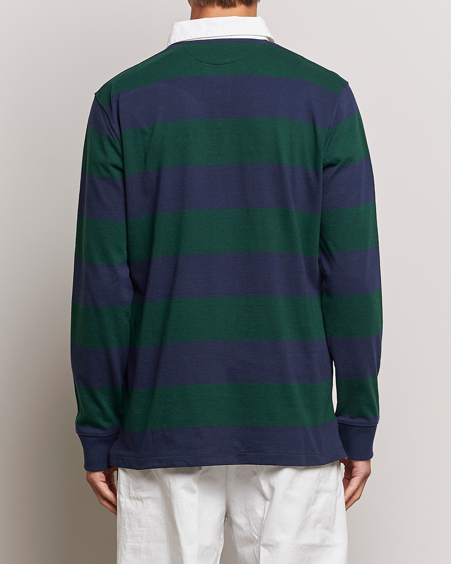 Hombres | Jerséis y prendas de punto | Polo Ralph Lauren | Jersey Striped Rugger Navy/Green