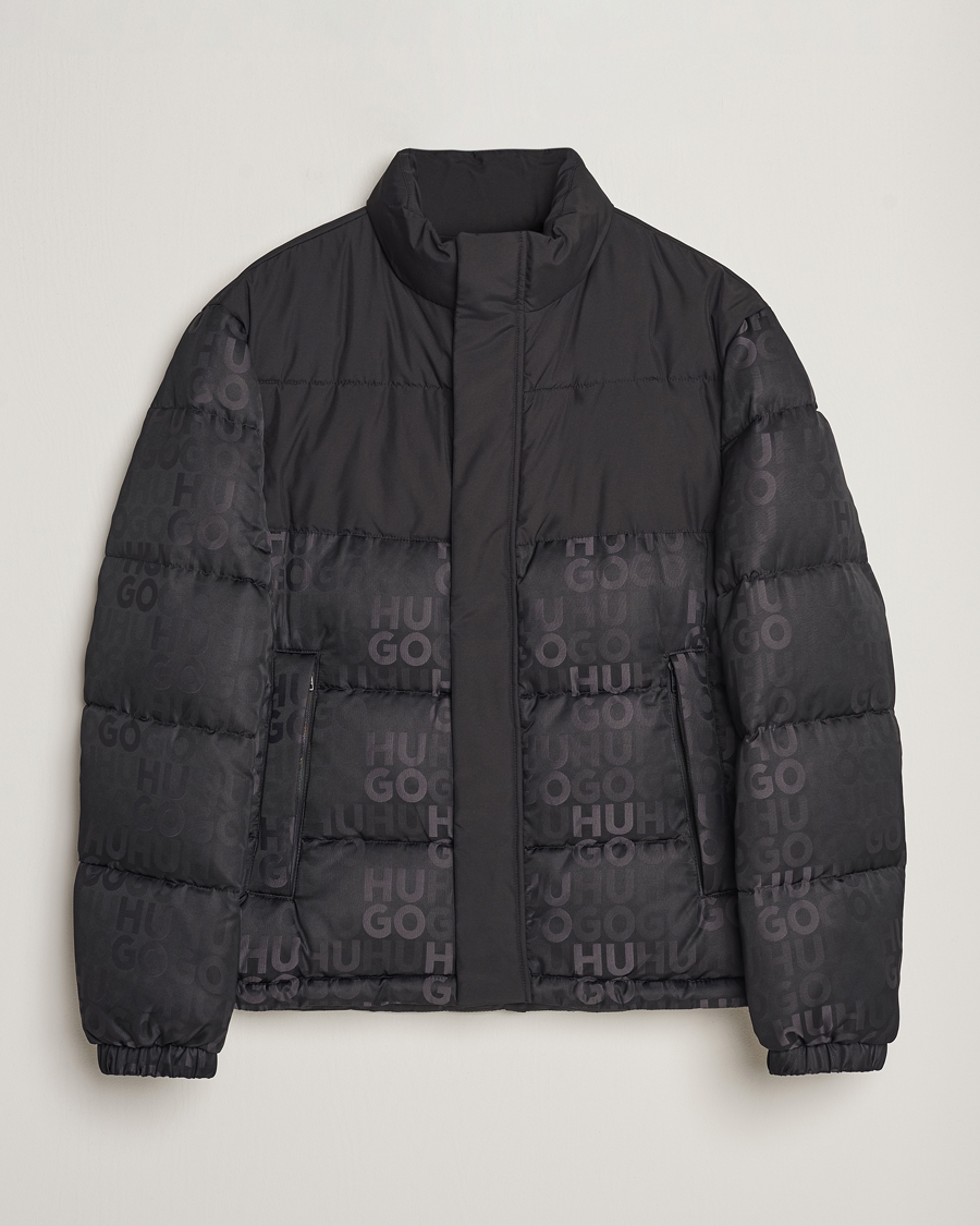 Hombres | Abrigos y chaquetas | HUGO | Balto Monogram Down Jacket Black