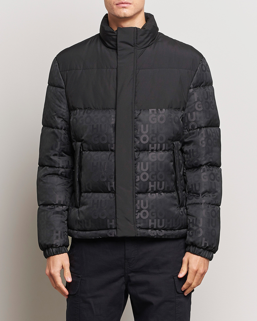 Hombres | Abrigos y chaquetas | HUGO | Balto Monogram Down Jacket Black