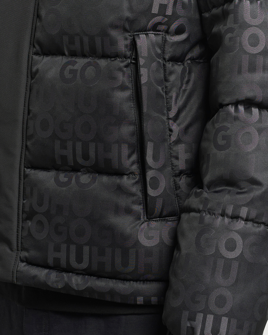Hombres | Abrigos y chaquetas | HUGO | Balto Monogram Down Jacket Black