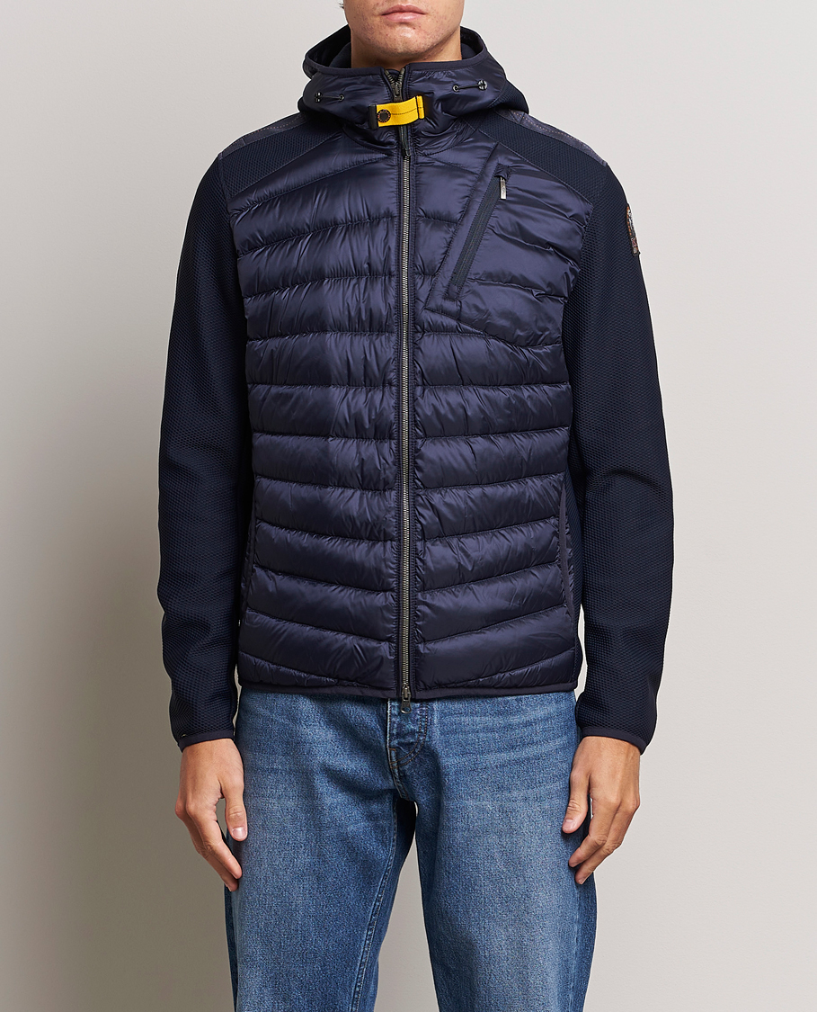 Hombres |  | Parajumpers | Nolan Hybrid Hooded Jacket Navy