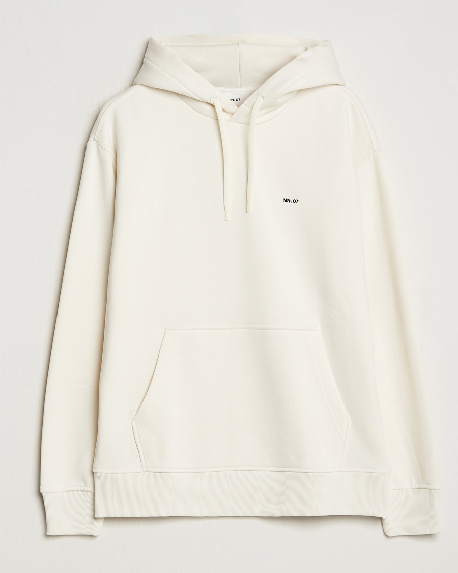 Hombres | Jerséis y prendas de punto | NN07 | Briggs Logo Hoodie Off White