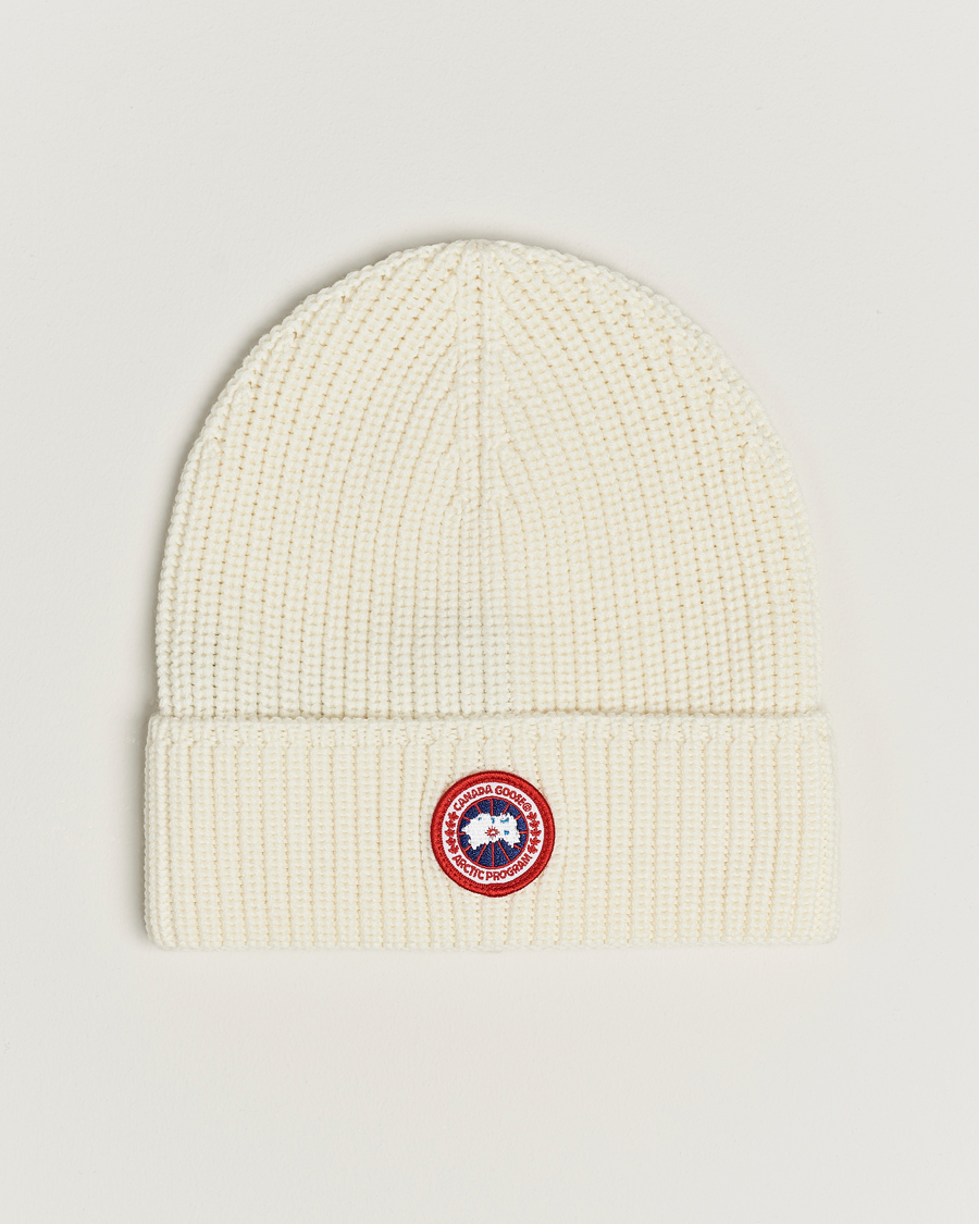 Hombres | Canada Goose Arctic Disc Rib Toque Cottongrass | Canada Goose | Arctic Disc Rib Toque Cottongrass