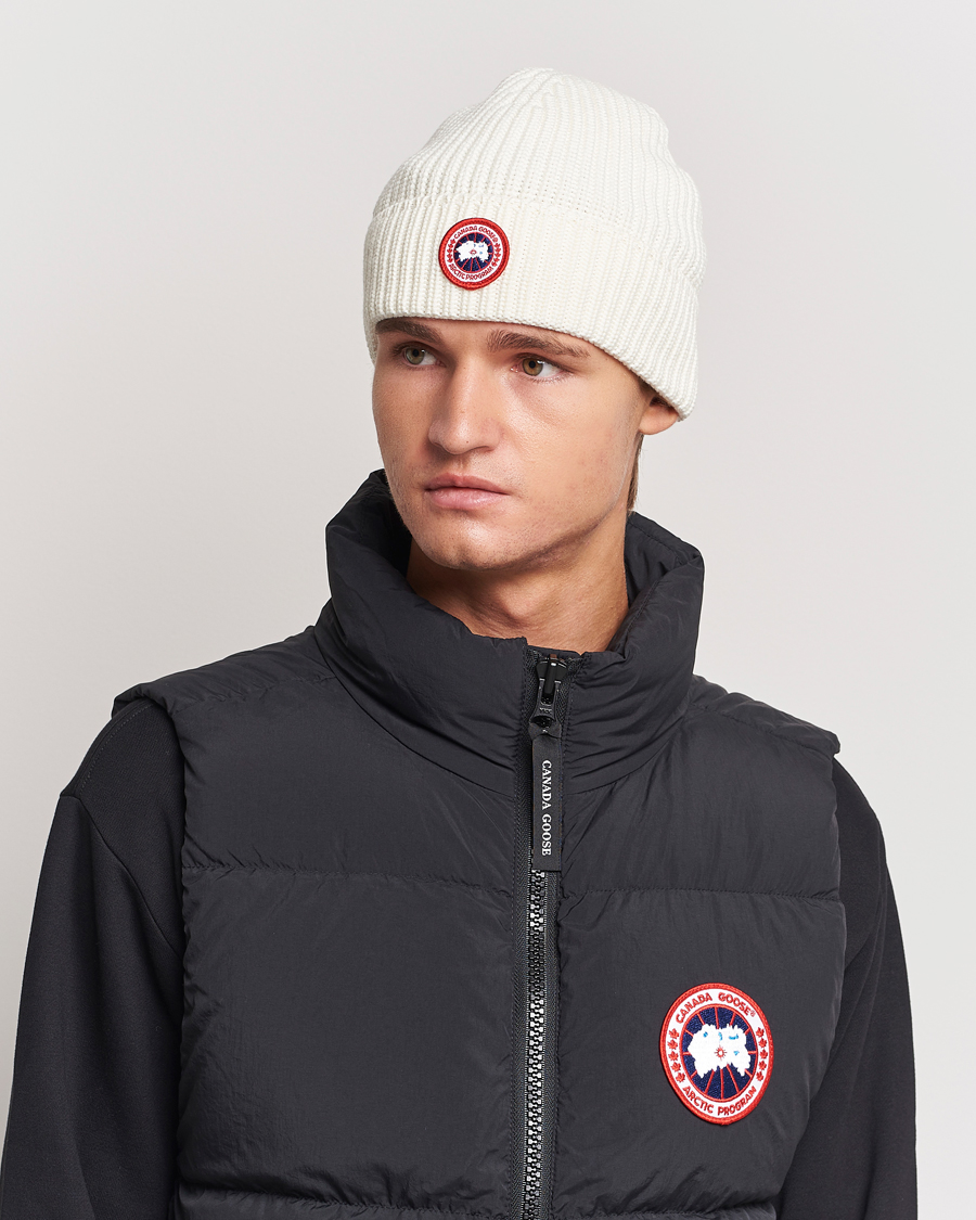 Hombres | Canada Goose Arctic Disc Rib Toque Cottongrass | Canada Goose | Arctic Disc Rib Toque Cottongrass