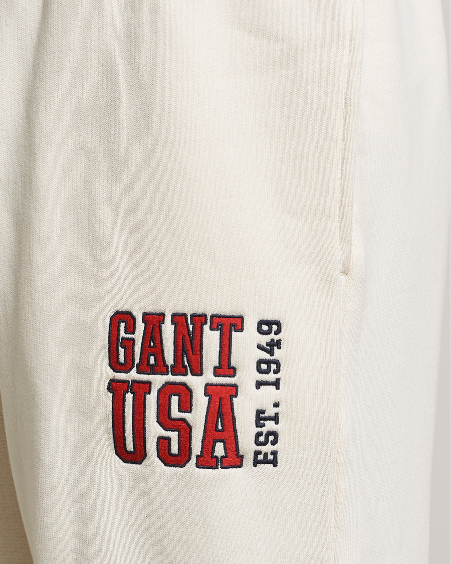Hombres | Pantalones | GANT | USA Sweatpants Cream