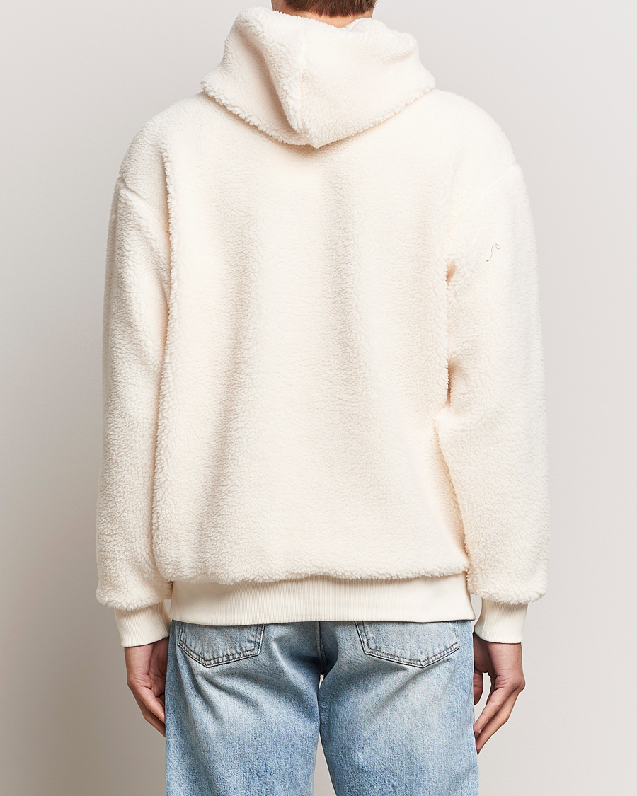 Hombres | Jerséis y prendas de punto | GANT | Sherpa Fleece Hoodie Cream