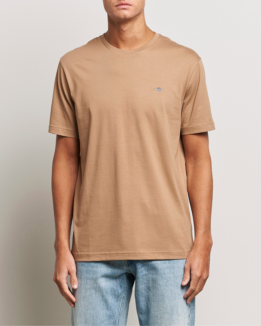 Hombres |  | GANT | The Original T-Shirt Warm Khaki