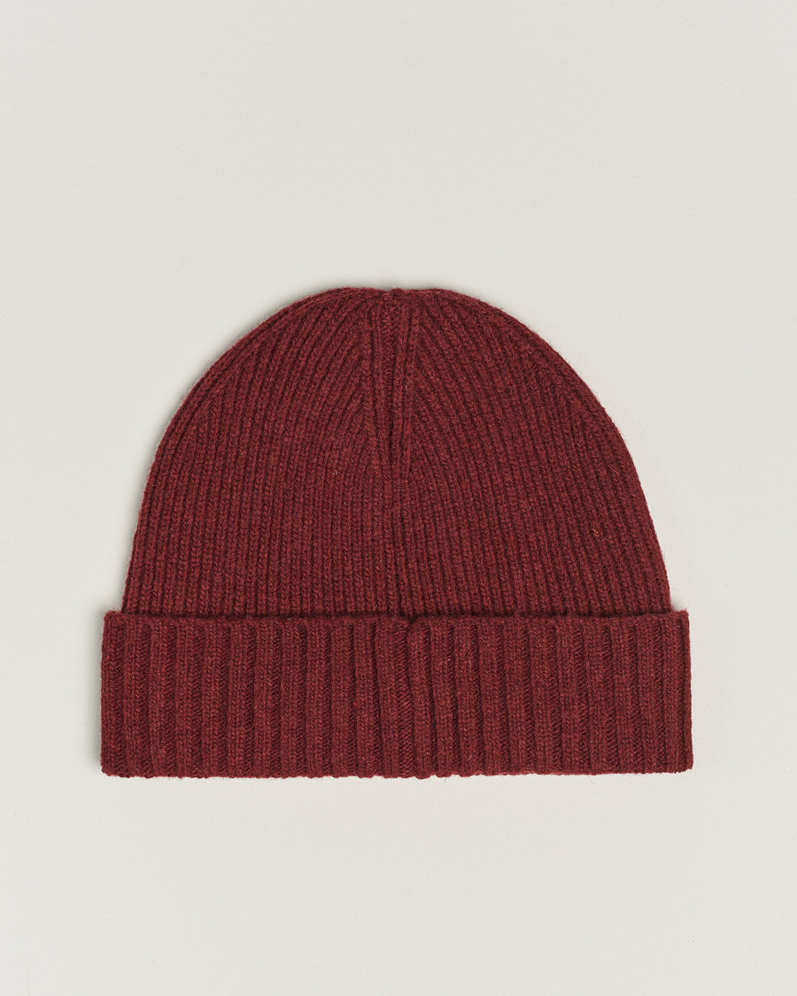 Hombres | GANT Wool Lined Beanie Plumped Red | GANT | Wool Lined Beanie Plumped Red