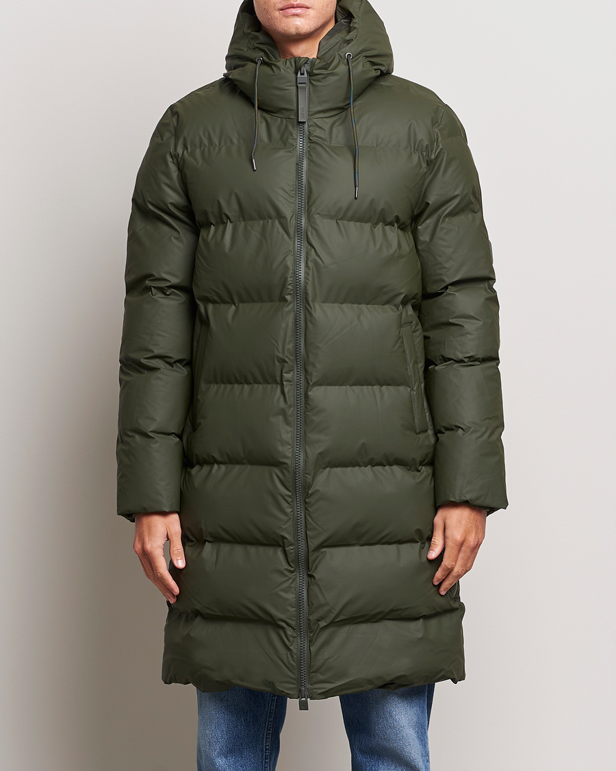 Hombres | Abrigos y chaquetas | RAINS | Alta Long Puffer Jacket Green