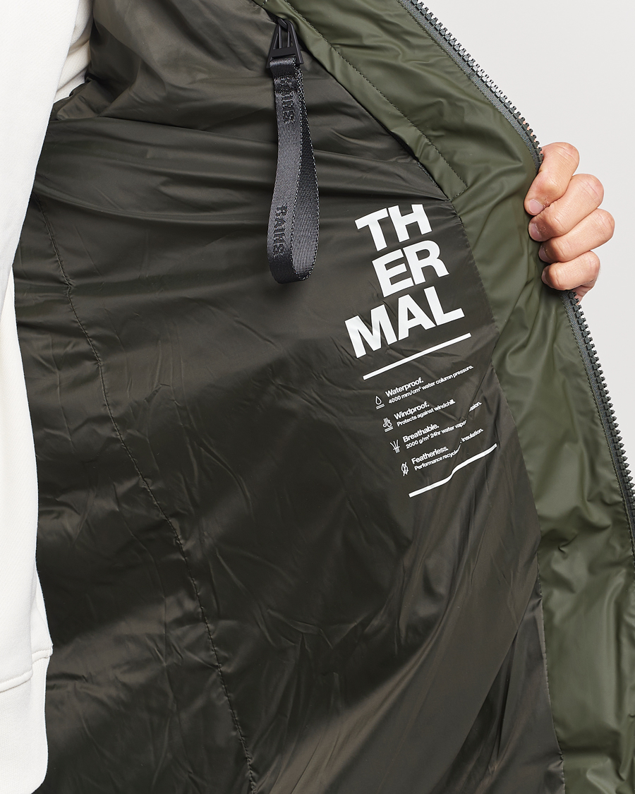 Hombres | Abrigos y chaquetas | RAINS | Alta Long Puffer Jacket Green