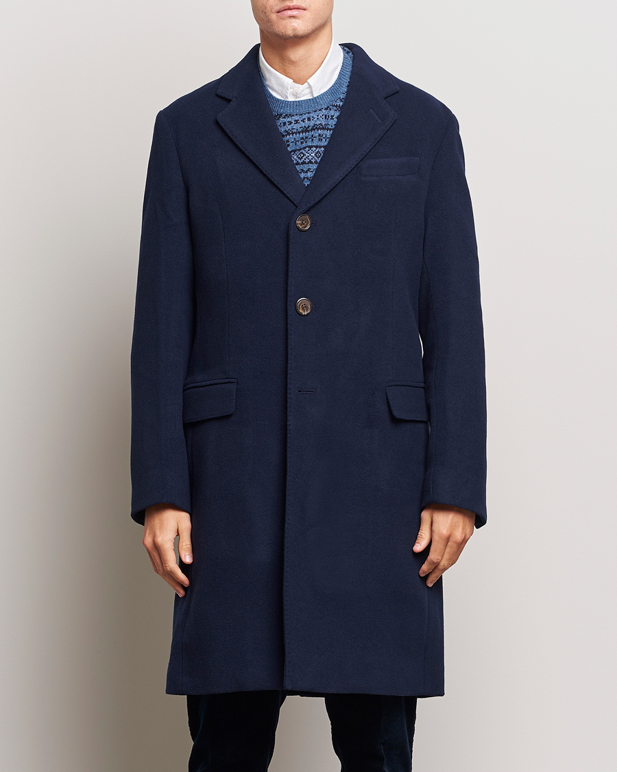 Hombres | Ralph Lauren Holiday Dressing | Polo Ralph Lauren | Paddock Wool Coat Navy