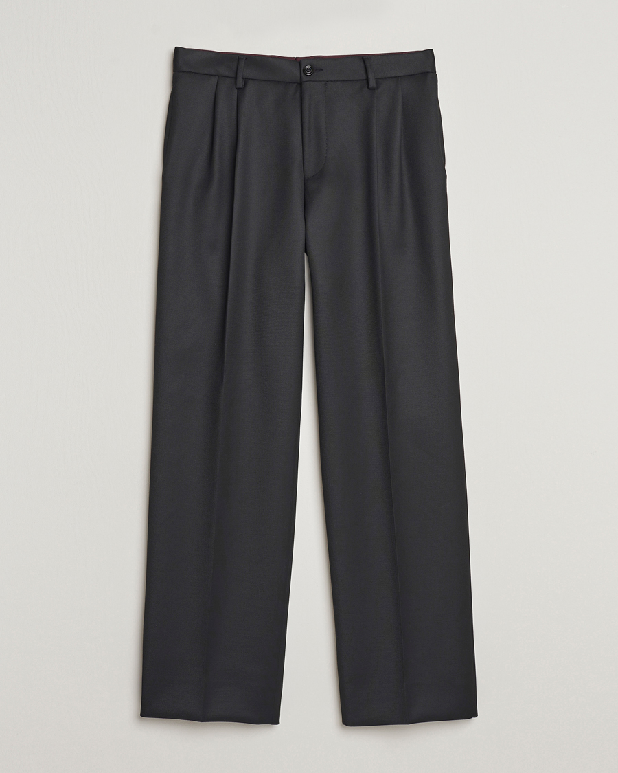 Hombres | Pantalones | J.Lindeberg | Haij Double Pleat Pants Black