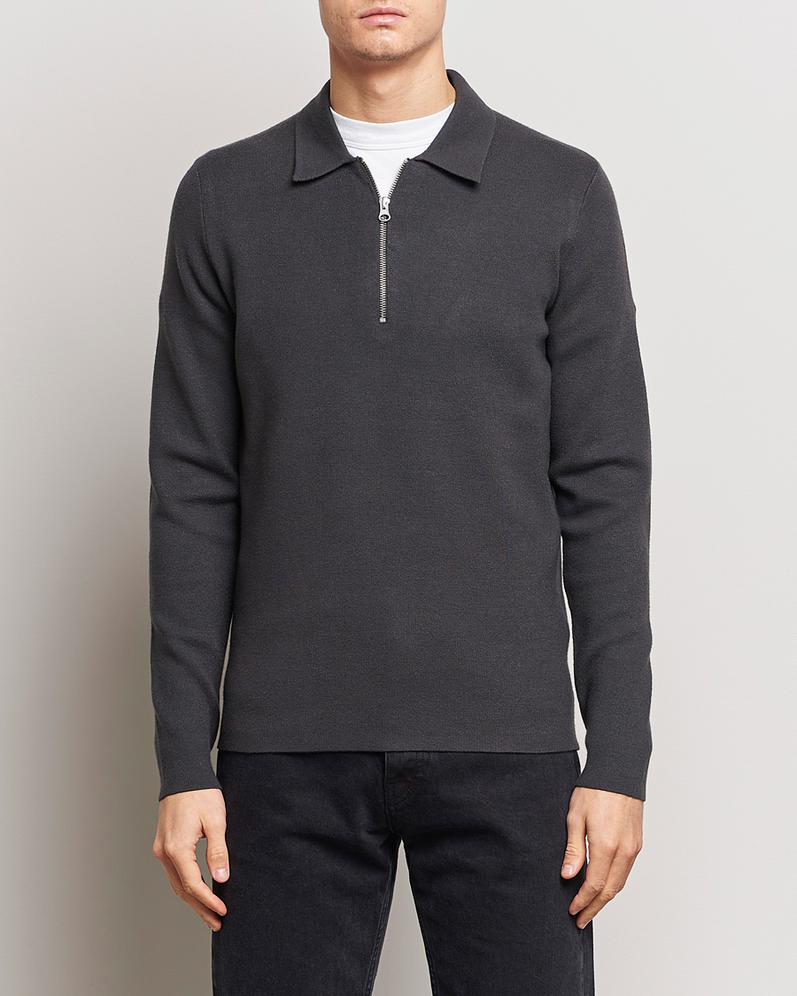 Hombres |  | Samsøe Samsøe | Guna Half Zip Volcanic Ash