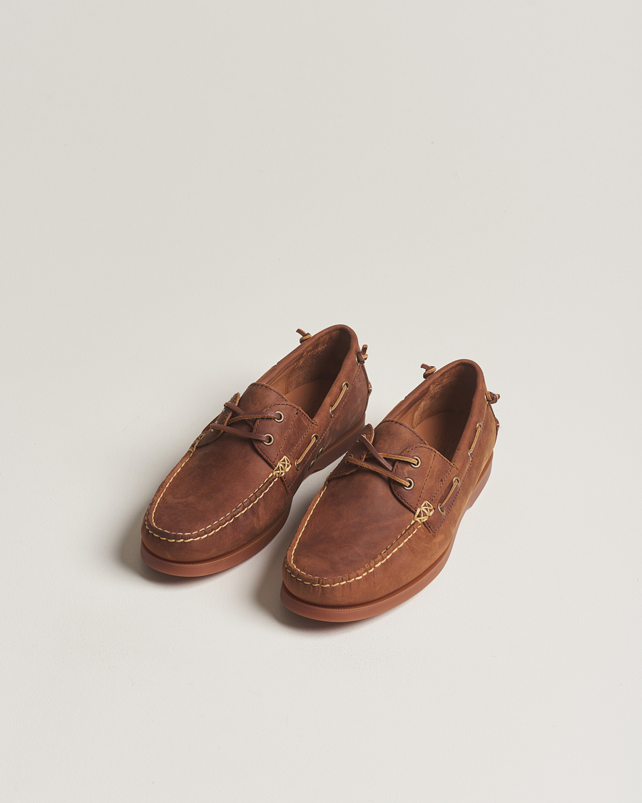 Hombres |  | Polo Ralph Lauren | Merton Leather Boat Shoe Deep Saddle