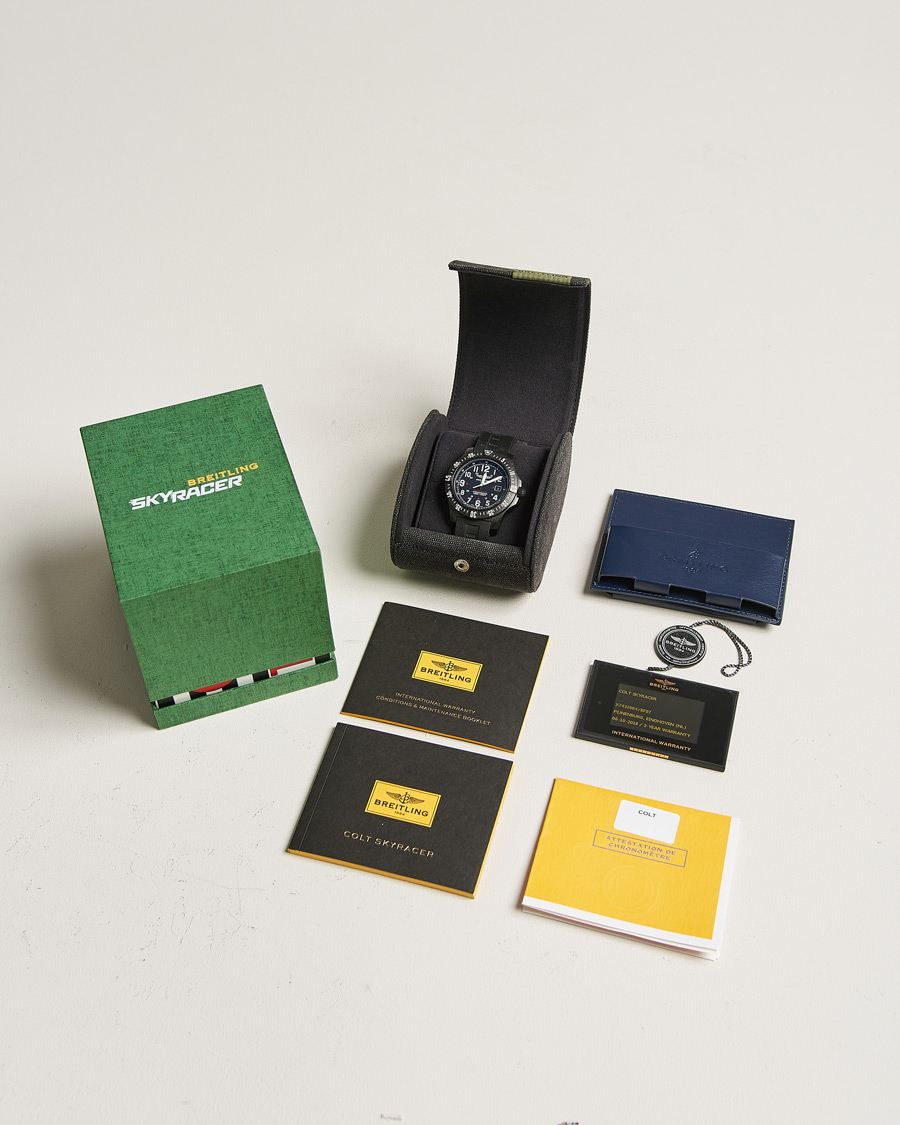 Hombres | Breitling Pre-Owned Colt Skyracer X74320E4 Steel Black | Breitling Pre-Owned | Colt Skyracer X74320E4 Steel Black