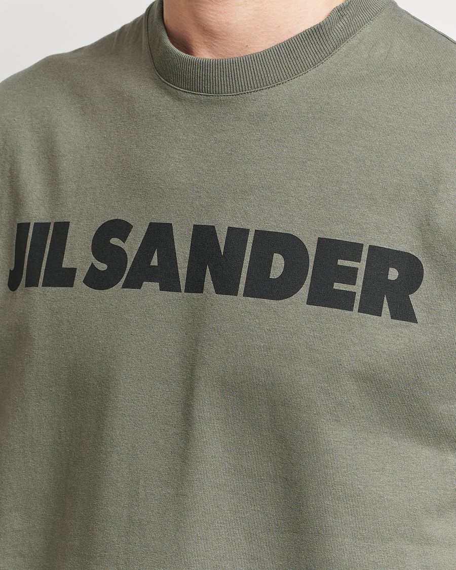 Hombres | Camisetas | Jil Sander | Printed Logo T-Shirt Thyme Green