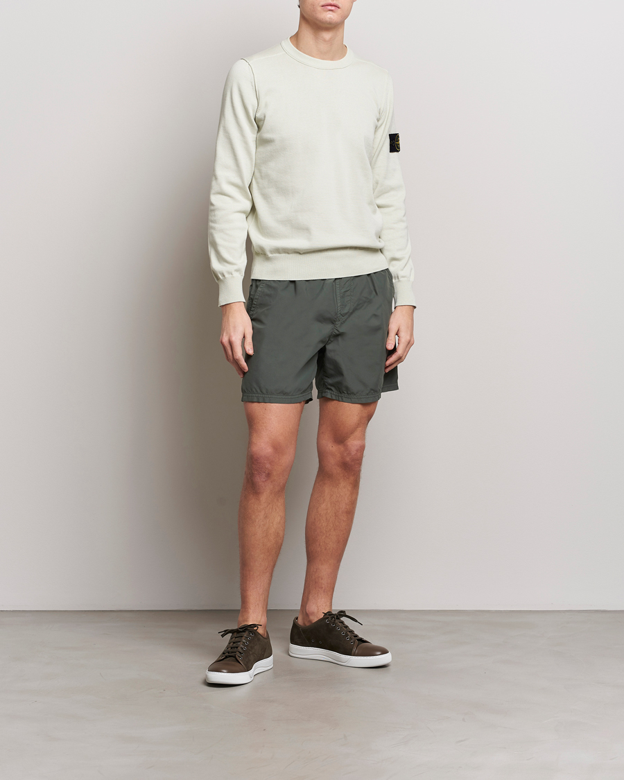 Hombres | Bañadores | Stone Island | Brushed Nylon Swimshorts Musk