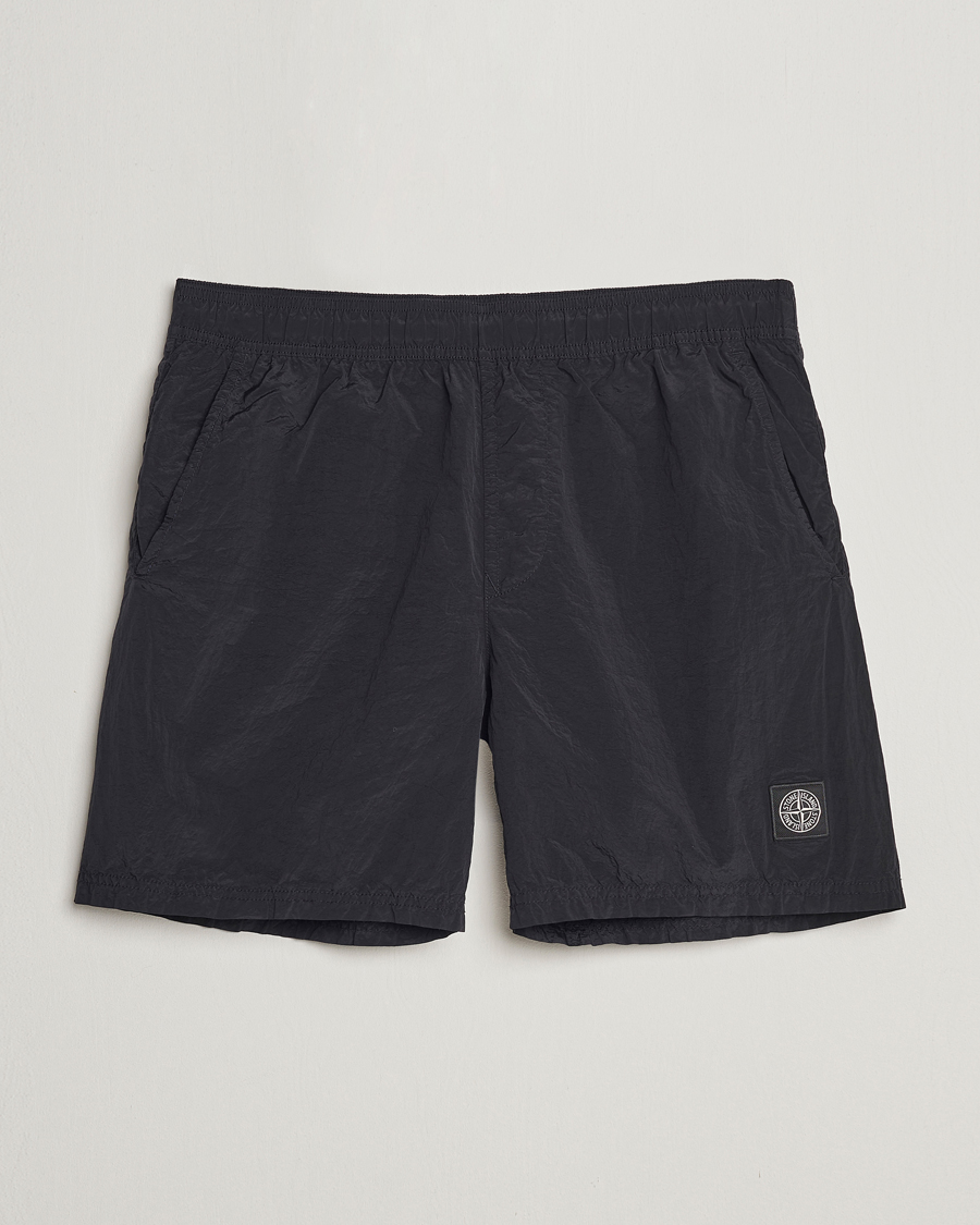 Hombres | Bañadores | Stone Island | Nylon Metal Econyl Swimshorts Black