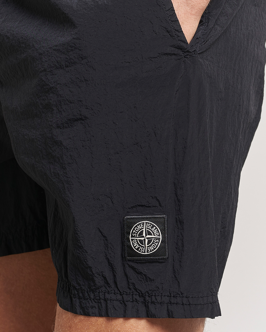 Hombres | Bañadores | Stone Island | Nylon Metal Econyl Swimshorts Black