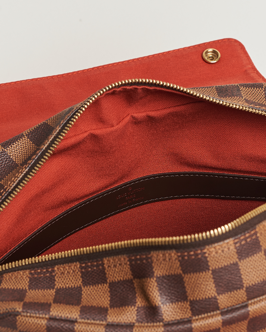 Hombres | Louis Vuitton Pre-Owned Naviglio Messenger Bag Damier Ebene | Louis Vuitton Pre-Owned | Naviglio Messenger Bag Damier Ebene