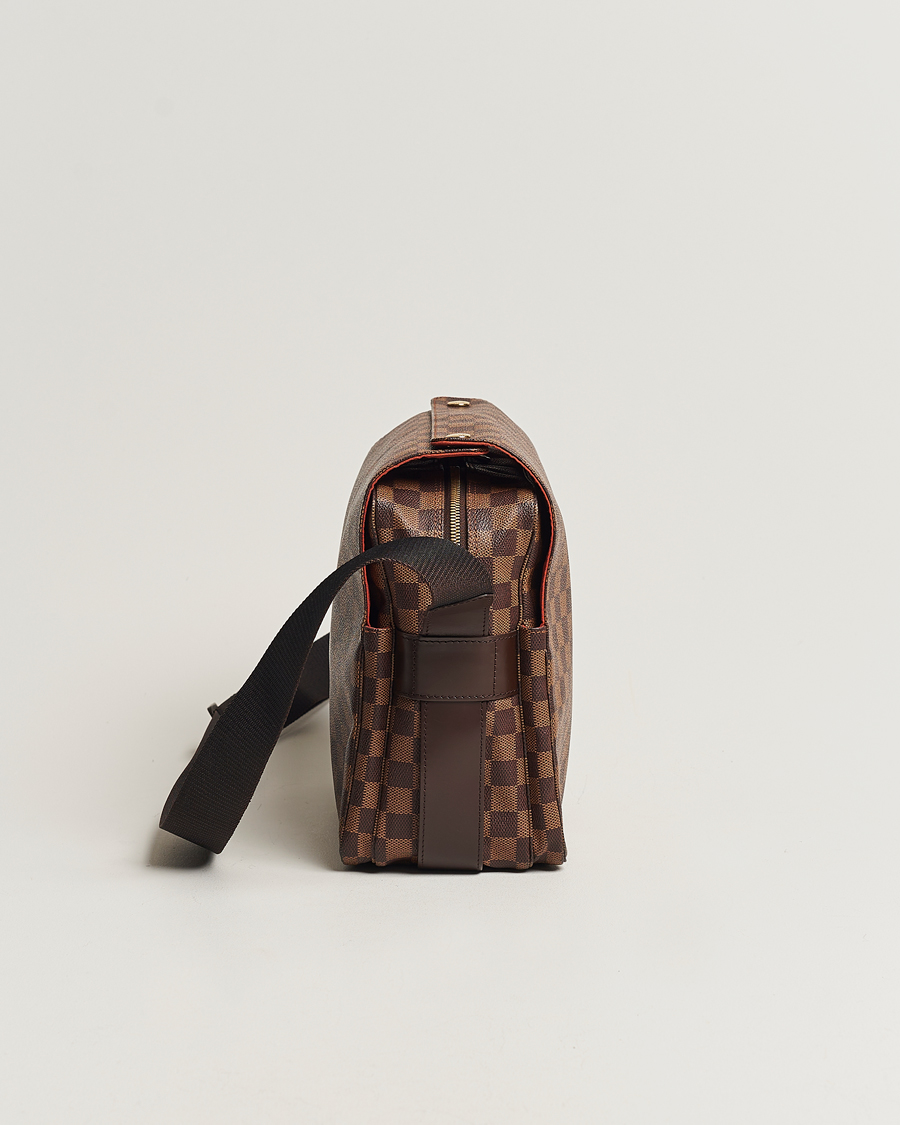 Hombres | Louis Vuitton Pre-Owned Naviglio Messenger Bag Damier Ebene | Louis Vuitton Pre-Owned | Naviglio Messenger Bag Damier Ebene