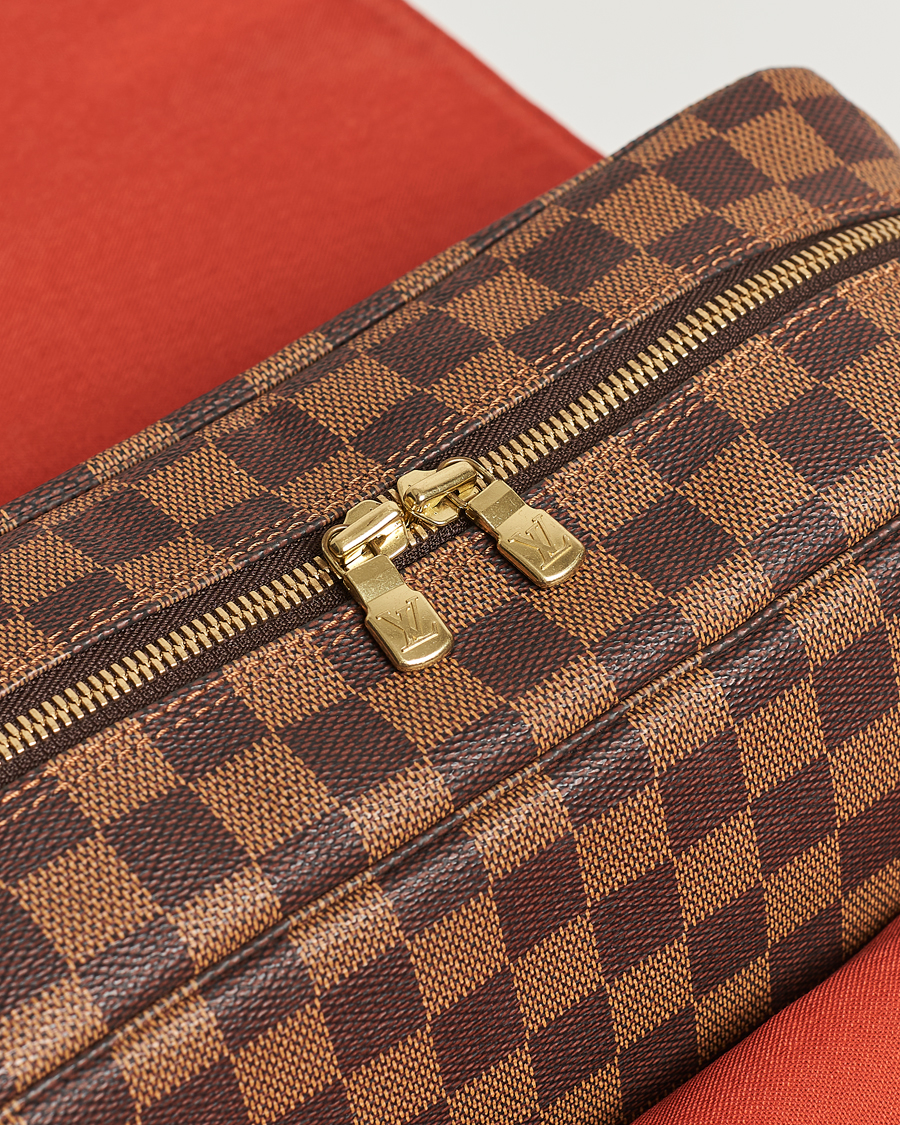 Hombres | Louis Vuitton Pre-Owned Naviglio Messenger Bag Damier Ebene | Louis Vuitton Pre-Owned | Naviglio Messenger Bag Damier Ebene