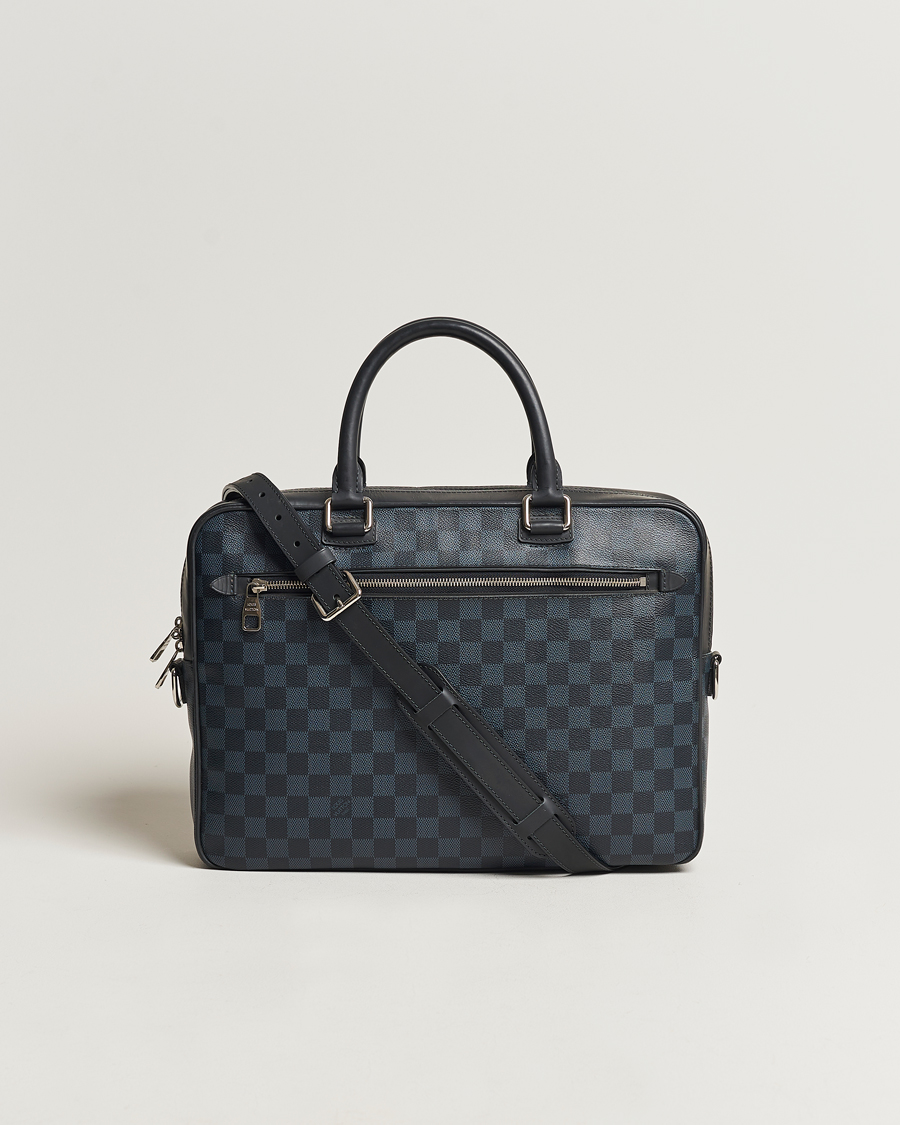 Hombres | Louis Vuitton Pre-Owned Porte Documents Business Bag Damier Graphite | Louis Vuitton Pre-Owned | Porte Documents Business Bag Damier Graphite