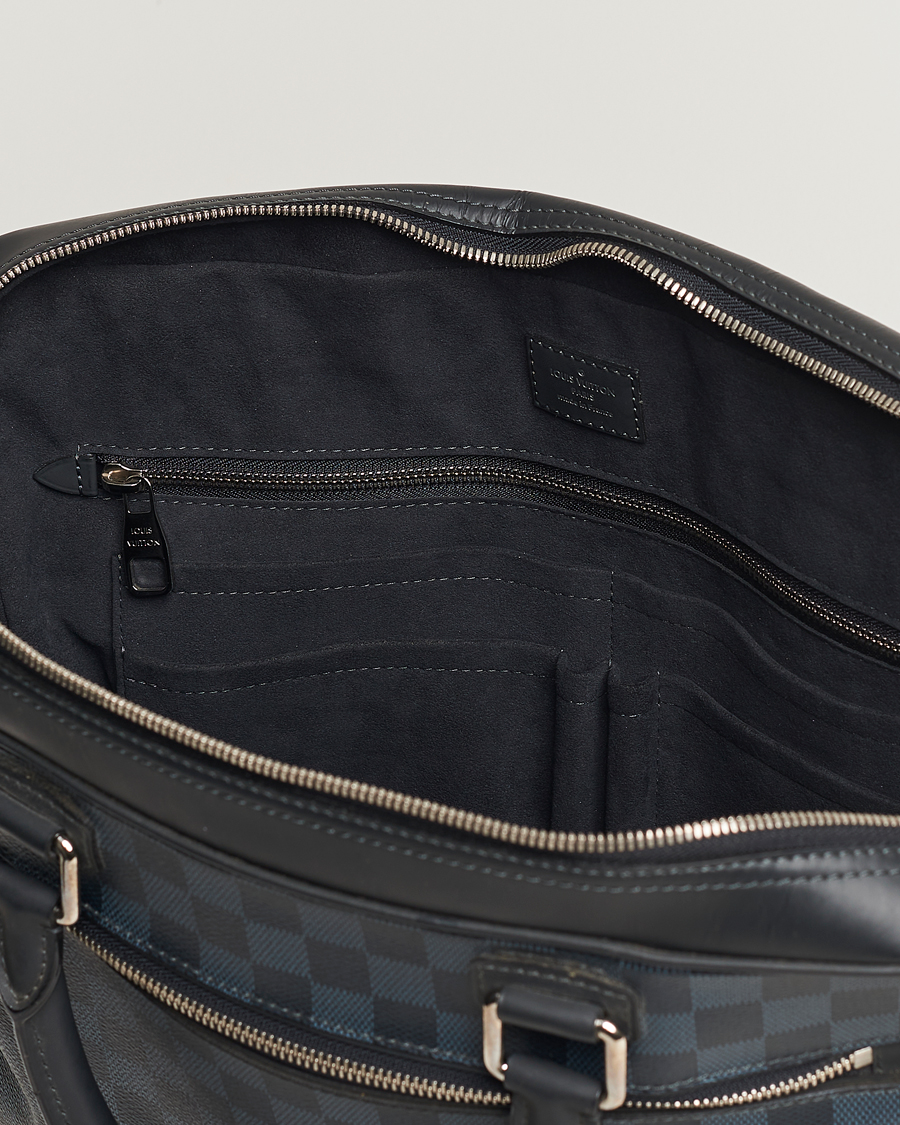 Hombres | Louis Vuitton Pre-Owned Porte Documents Business Bag Damier Graphite | Louis Vuitton Pre-Owned | Porte Documents Business Bag Damier Graphite
